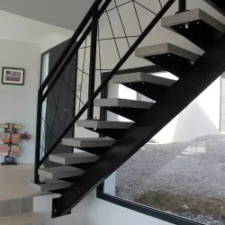 Escalier béton/métal