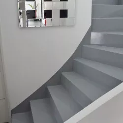 Escalier en béton résine