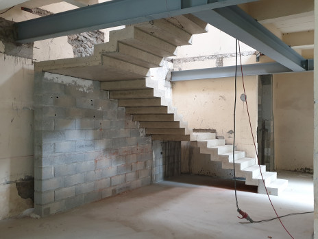Escalier béton crémaillère MAZAMET