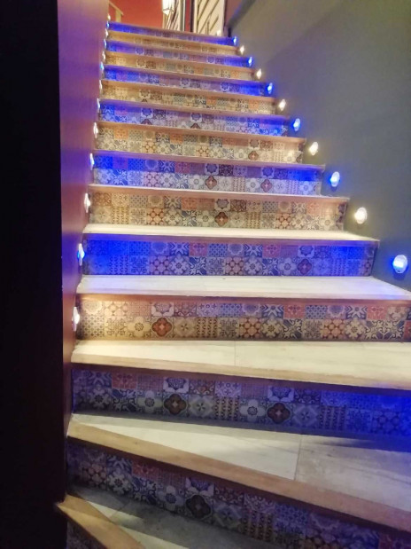 Escalier en Carrelage AX LES THERMES