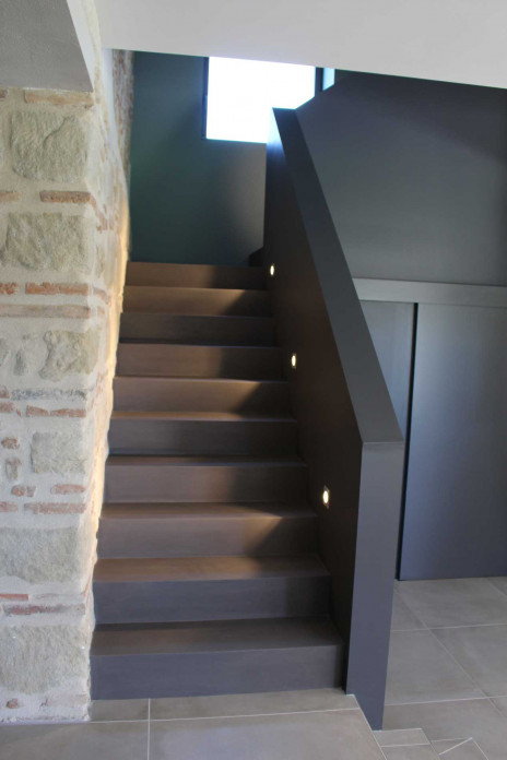 Escalier en béton minéral ARCANGUES