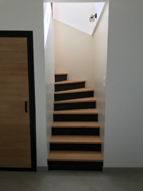 Escalier béton bois