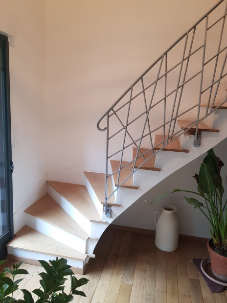 Escalier Béton/Bois LACAUNE